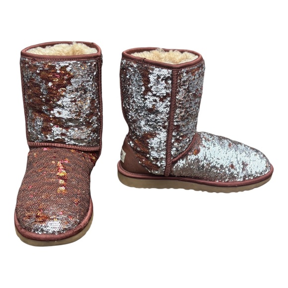 UGG Australia Classic Short Stellar Sequin Pull On Boots, UGG Boots - Picture 2 of 14